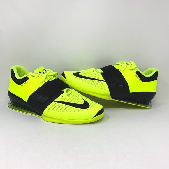 Nike Romaleos 3 Weight Lifting Shoes Volt/Black main image 12